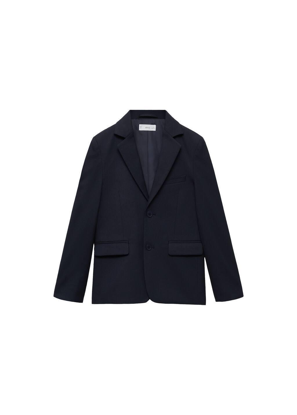 Navy Slim-Fit Suit Jacket, Kids Boy, , large image number 4
