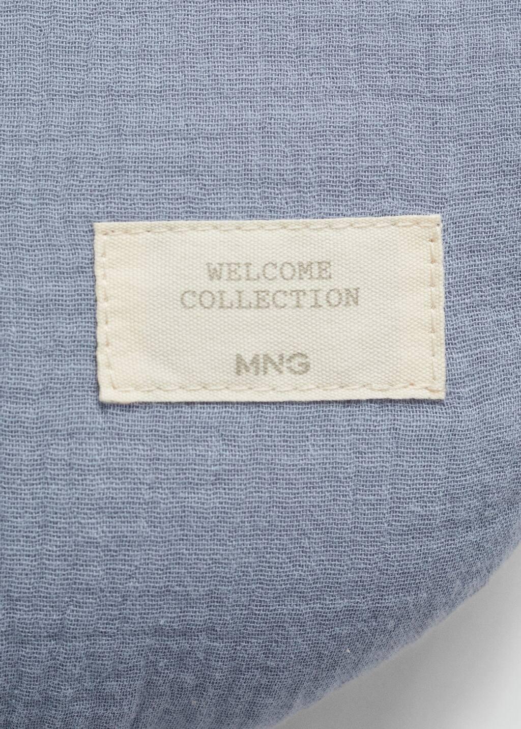Blue Cotton Walking Bag, Baby Newborn, Medium Blue, large image number 2