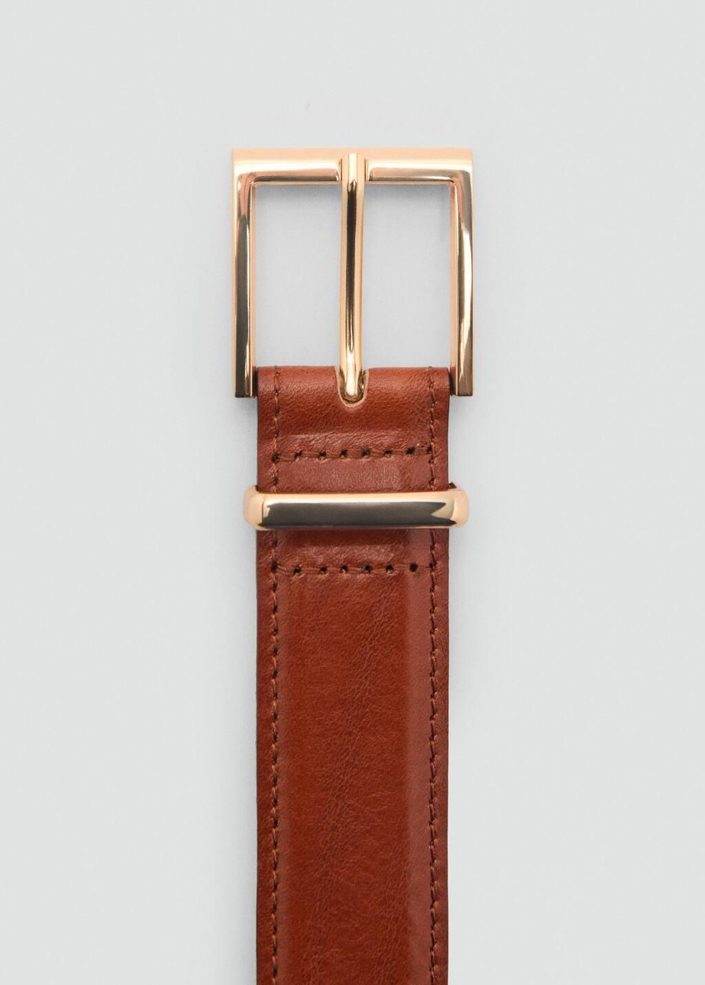 Brown Buckle Belt, , large image number 1