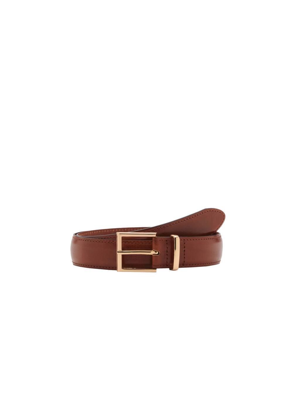 Brown Buckle Belt, , large image number 2