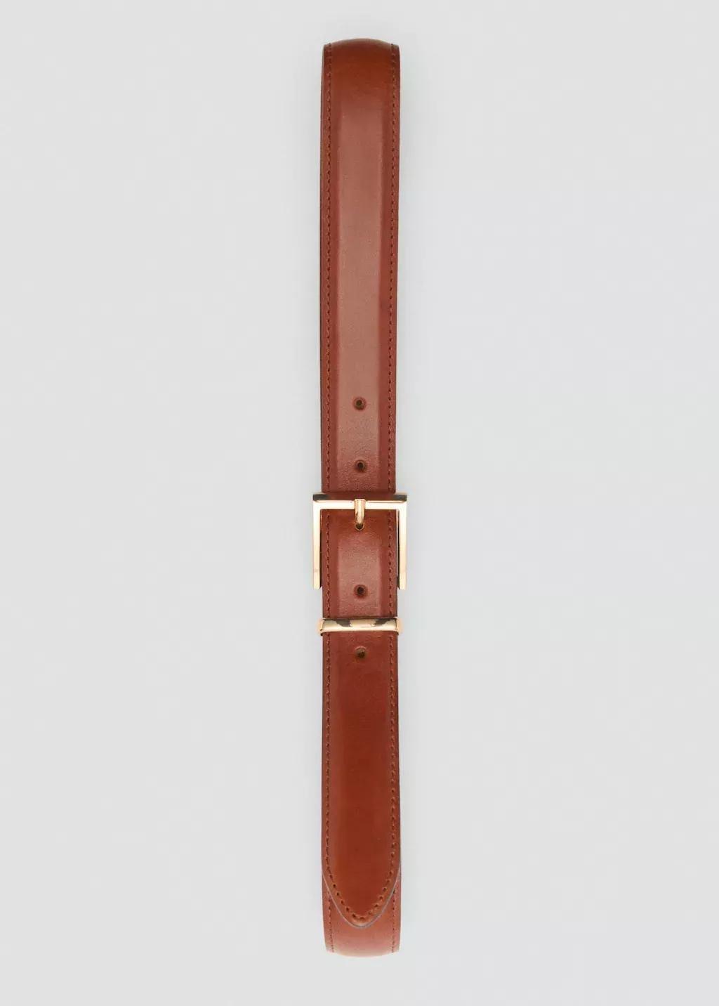 Brown Buckle Belt, , large image number 3