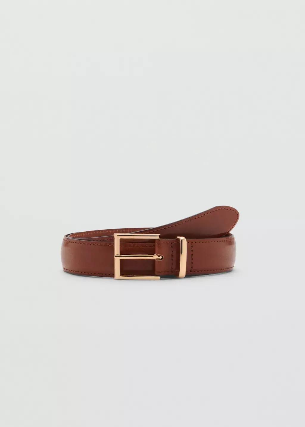Brown Buckle Belt, , large image number 4