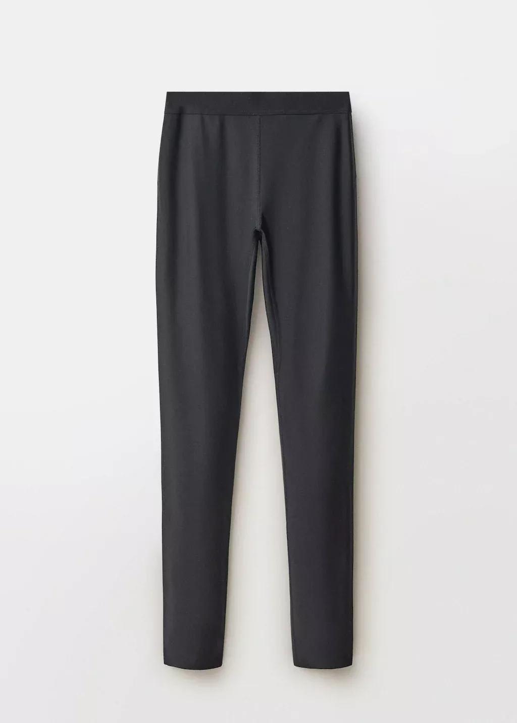 Black Leggings With Zip, , large image number 4