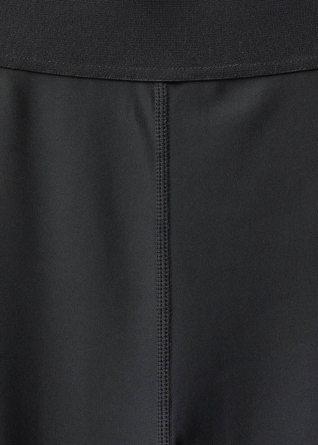 Black Leggings With Zip, , large image number 5