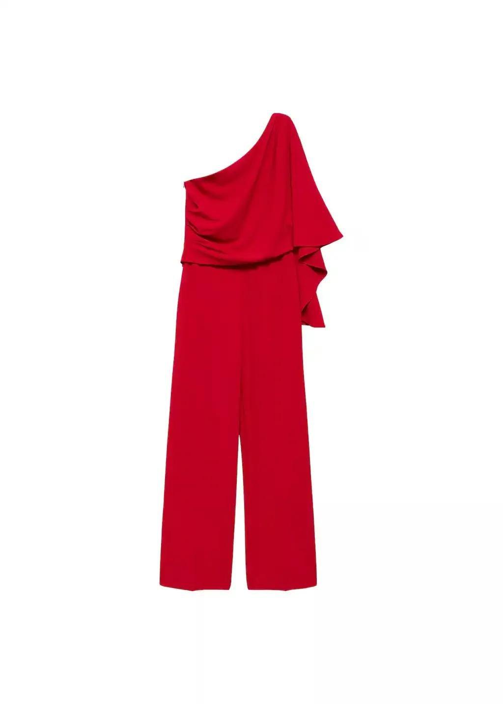 Asymmetrical Flared Sleeve Jumpsuit Formal, , large image number 3