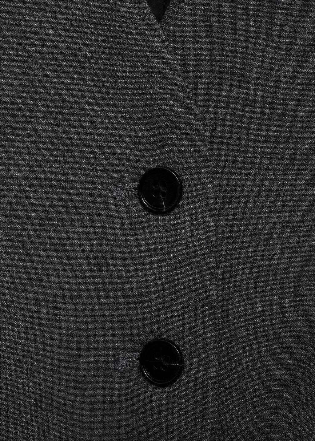 Grey Gilet With Adjustable Belt, , large image number 3
