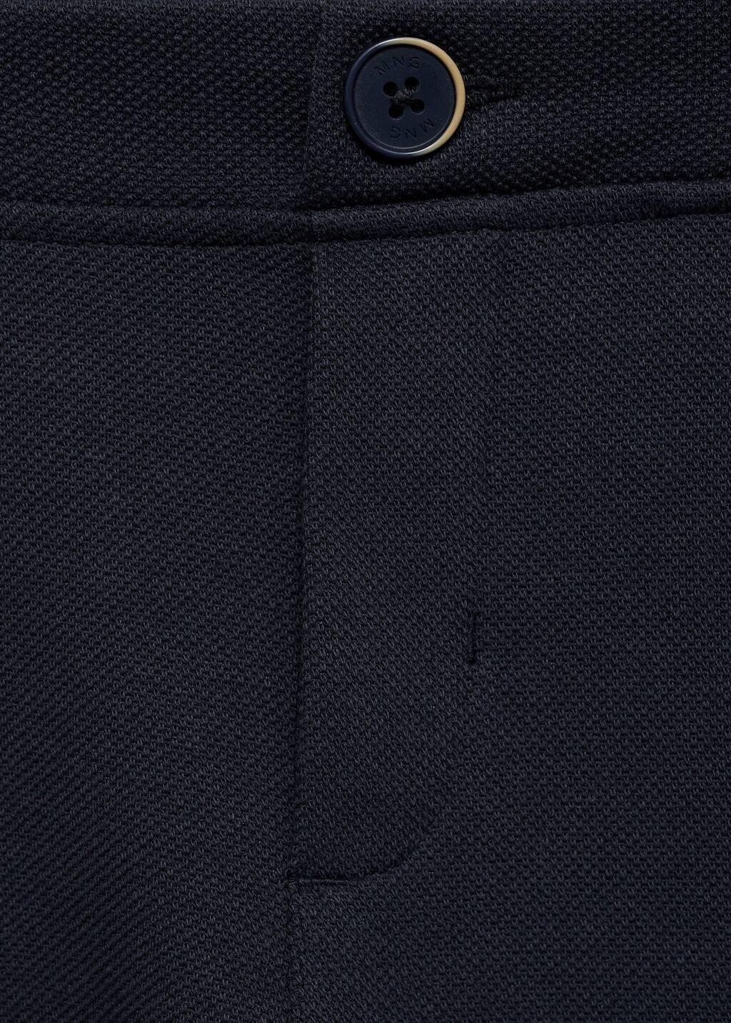 Navy Slim-Fit Suit Trousers, Kids Boy, , large image number 2