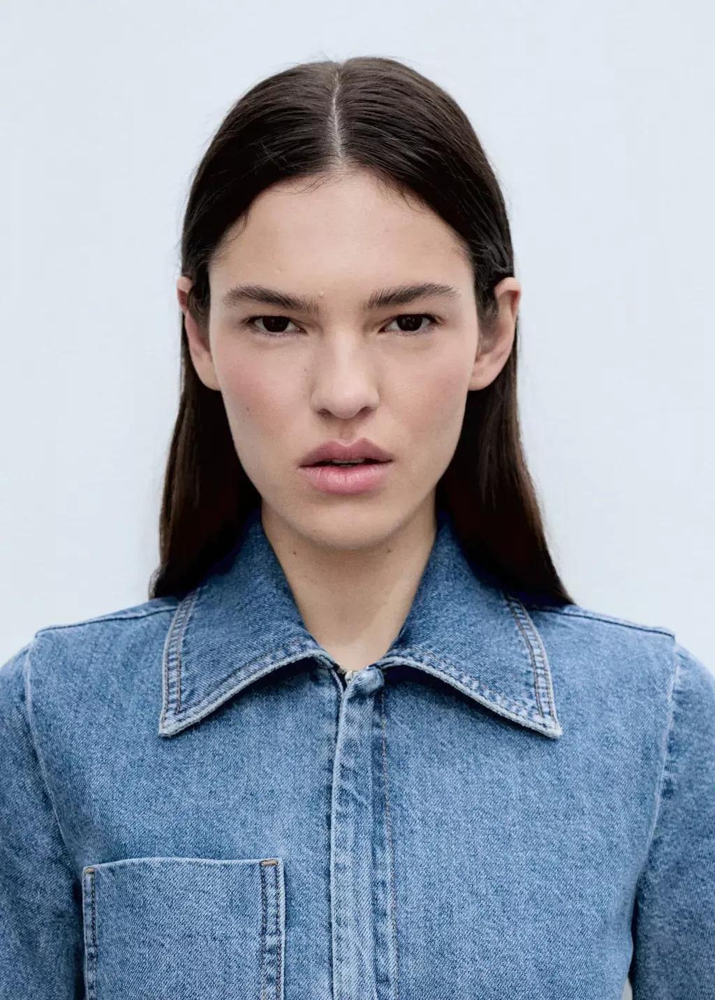 Blue Denim Jumpsuit Belt, , large image number 1