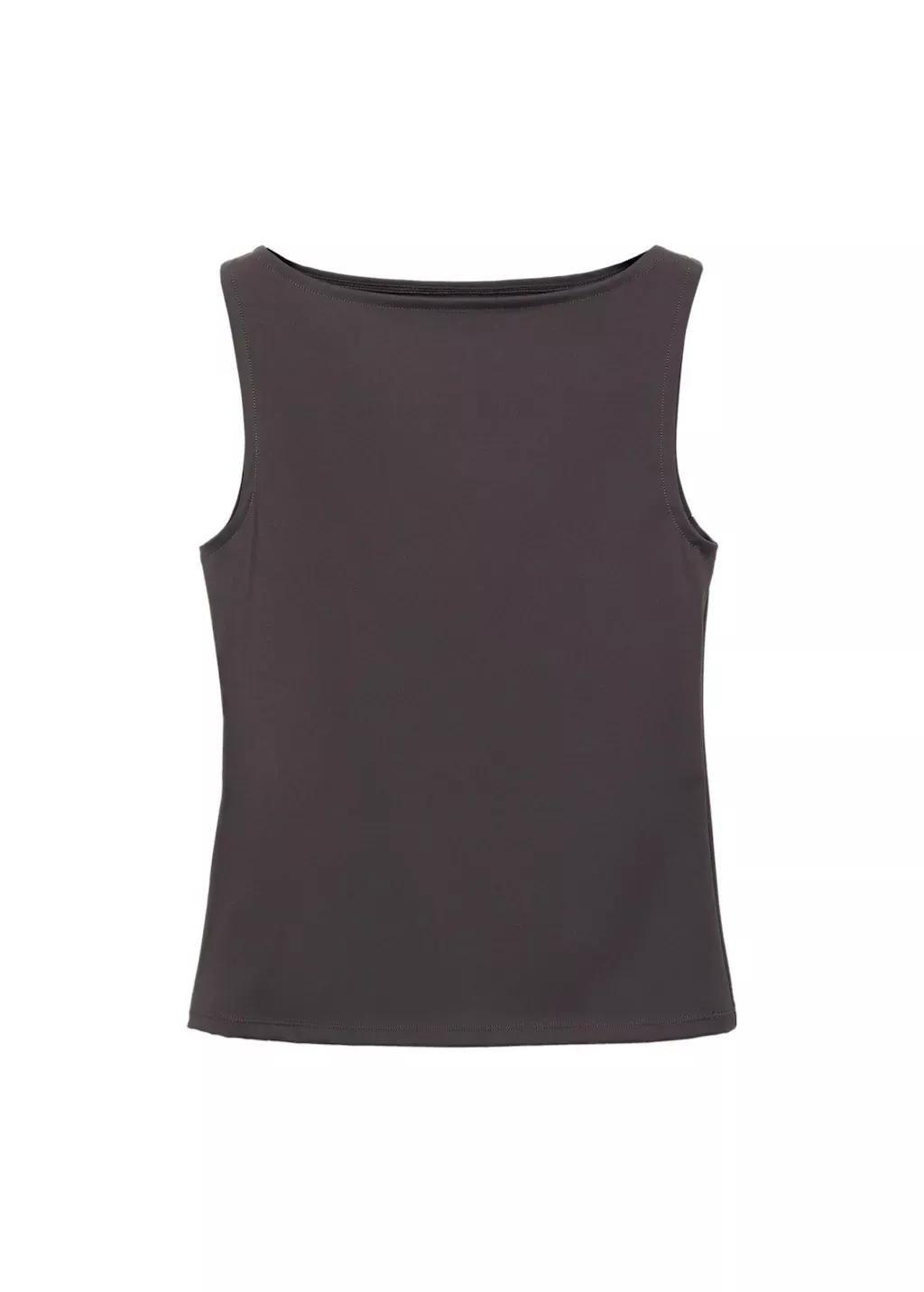 Snake-effect Casual Cropped Tank Top, , large image number 3