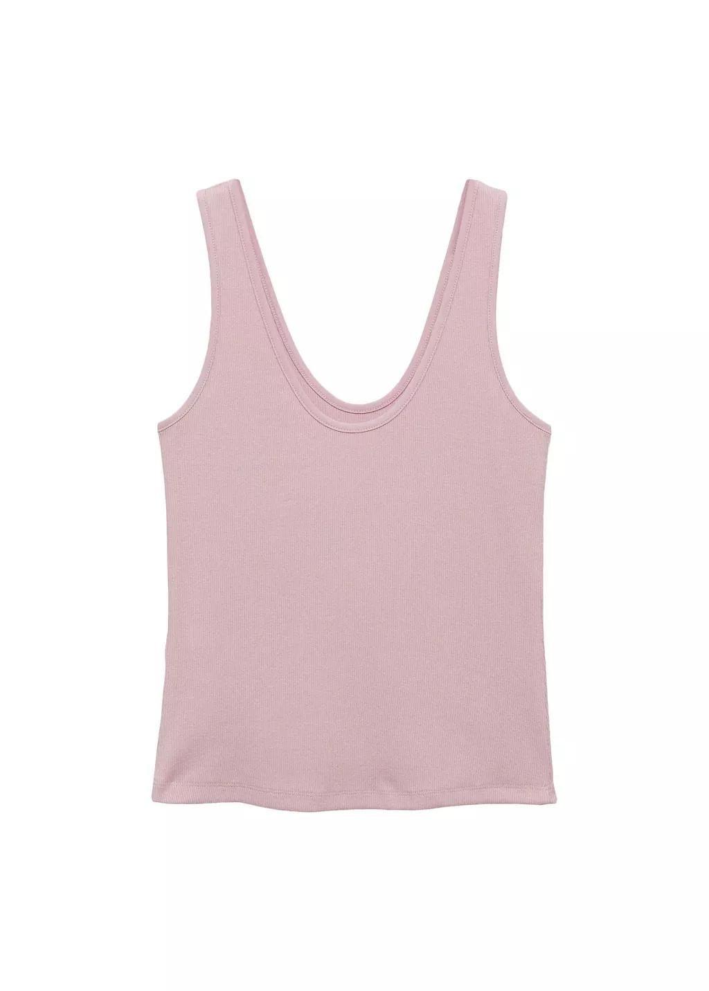 Pink Cotton Top With Wide Straps, , large image number 3
