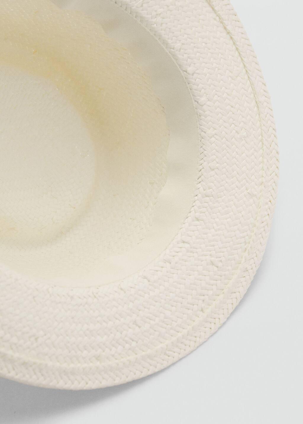 NATURAL WHITE Natural fiber bow hat, 0201_02, large image number 3