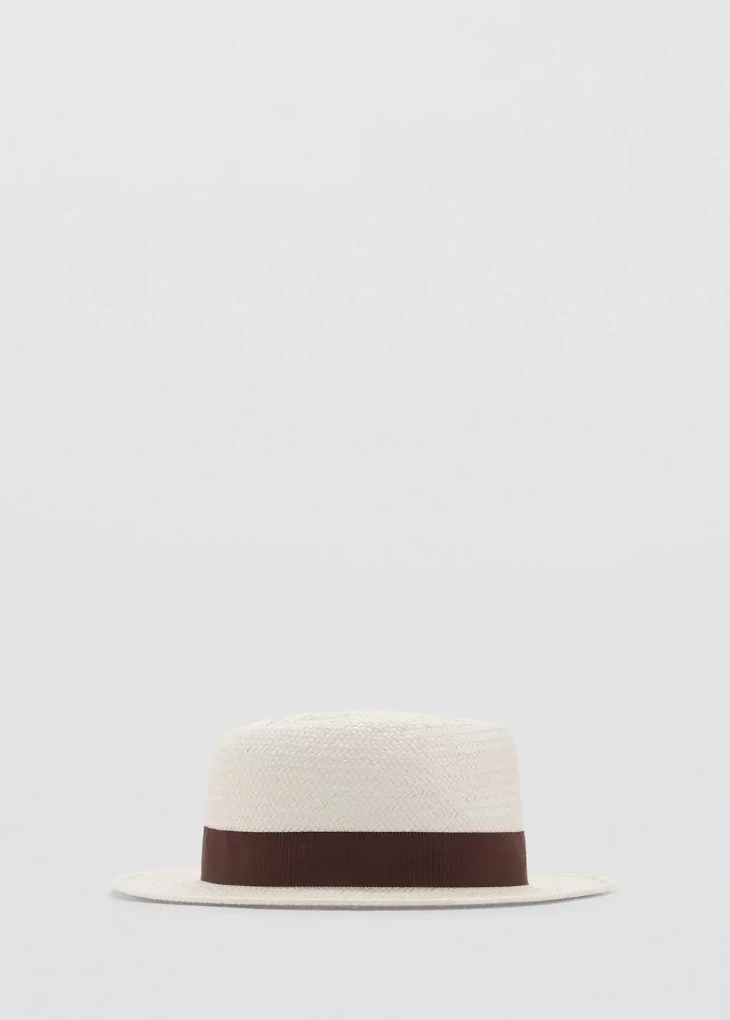 NATURAL WHITE Natural fiber bow hat, 0201_02, large image number 4