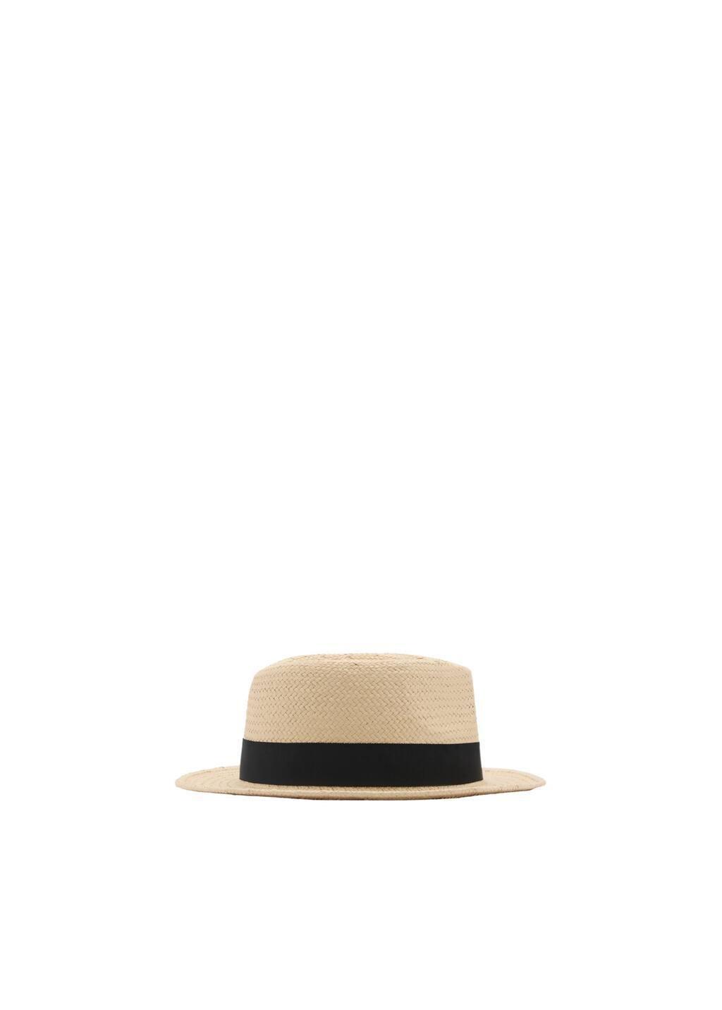LIGHT BEIGE Natural fiber bow hat, 0201_08, large image number 2