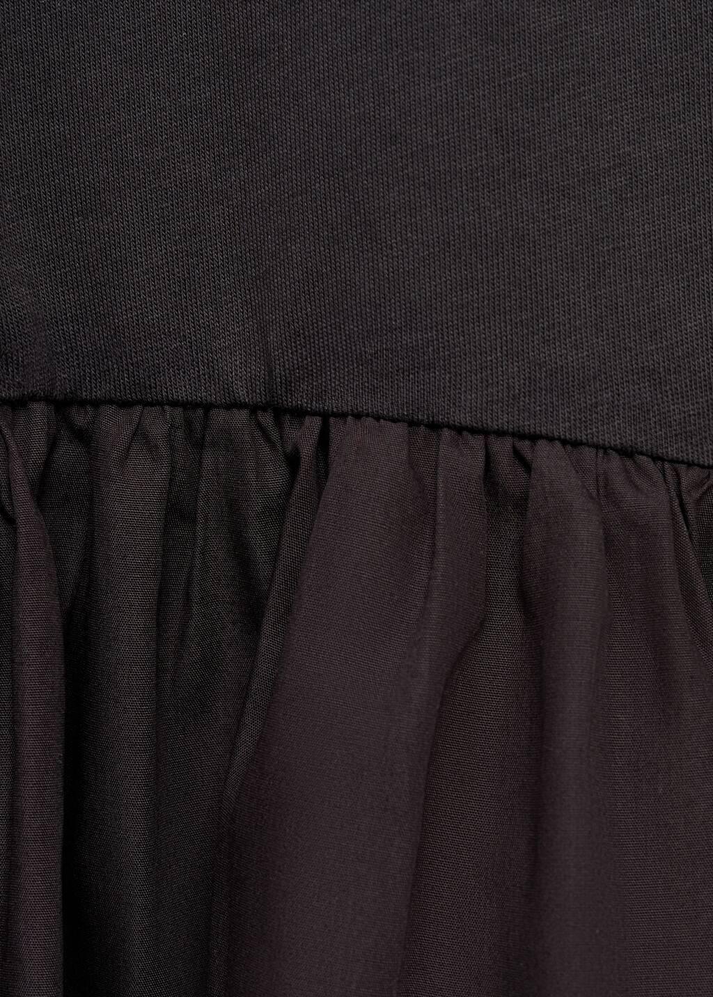 CHARCOAL Ballon skirt dress, Kids Girl, , large image number 1