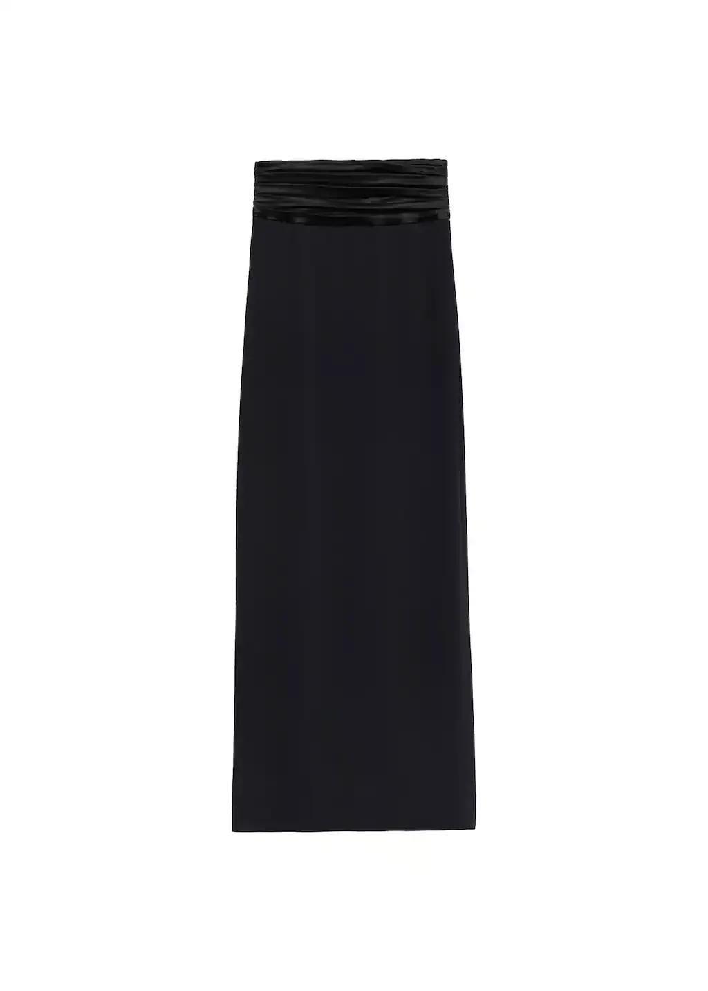 Draped-waist Frills Ruffle Skirt, , large image number 3
