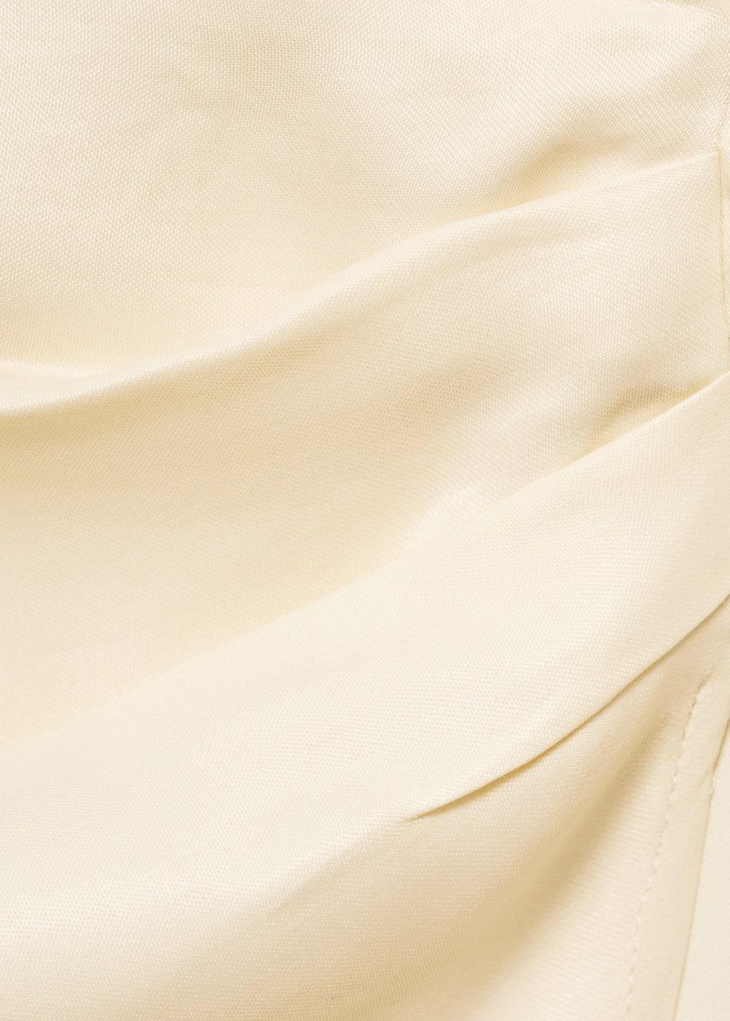 Beige Knot Blazer Midi Dress, , large image number 4