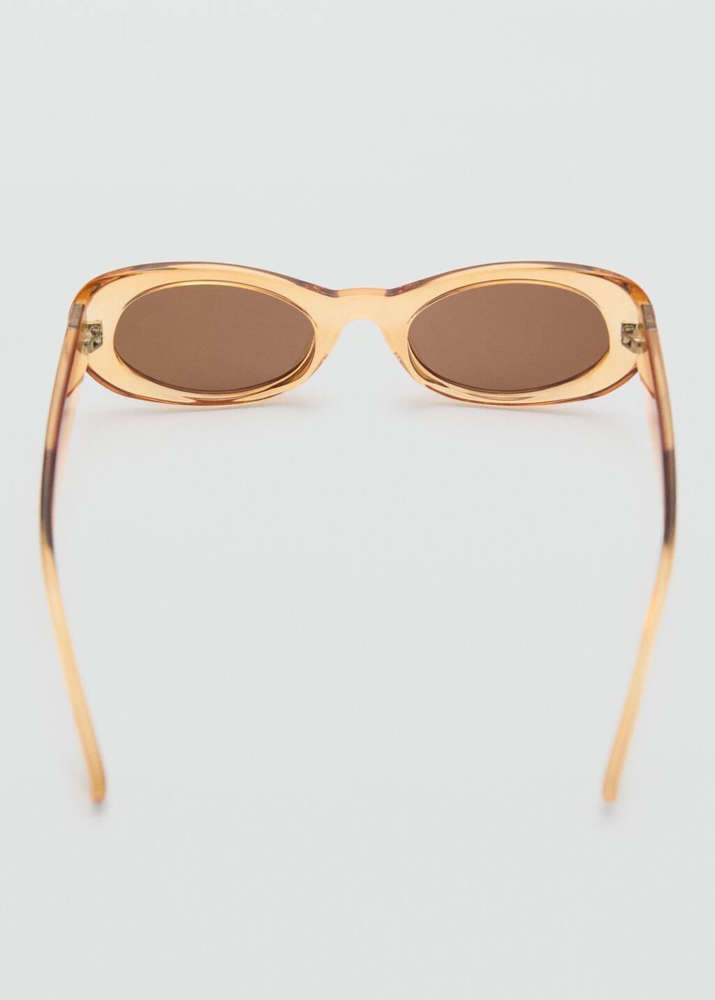 Yellow Oval Frame Sunglasses, 0201_11, large image number 1