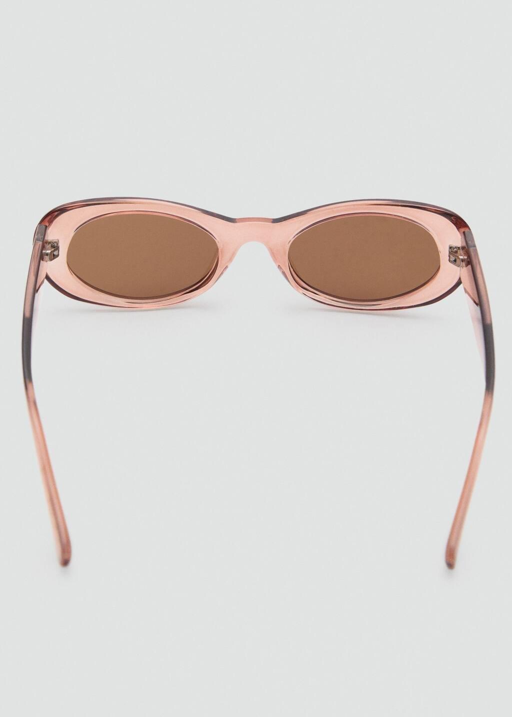 Orange Lt Pastel Oval Frame Sunglasses, 0201_26, large image number 1