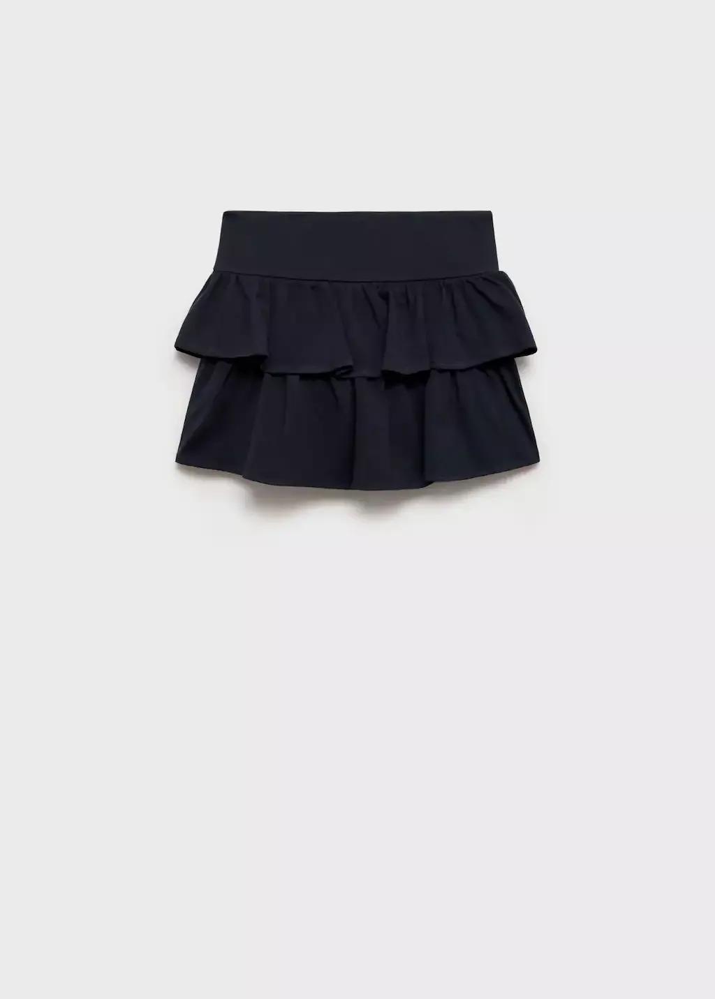 NAVY Ruffled trouser skirt, Kids Girl, , medium