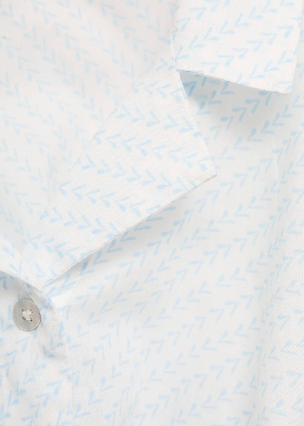 LT-PASTEL BLUE Crop knot blouse, Kids Girl, , large image number 2