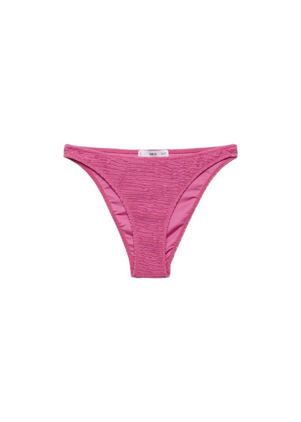 Pink Textured Bikini Bottom, , large image number 0