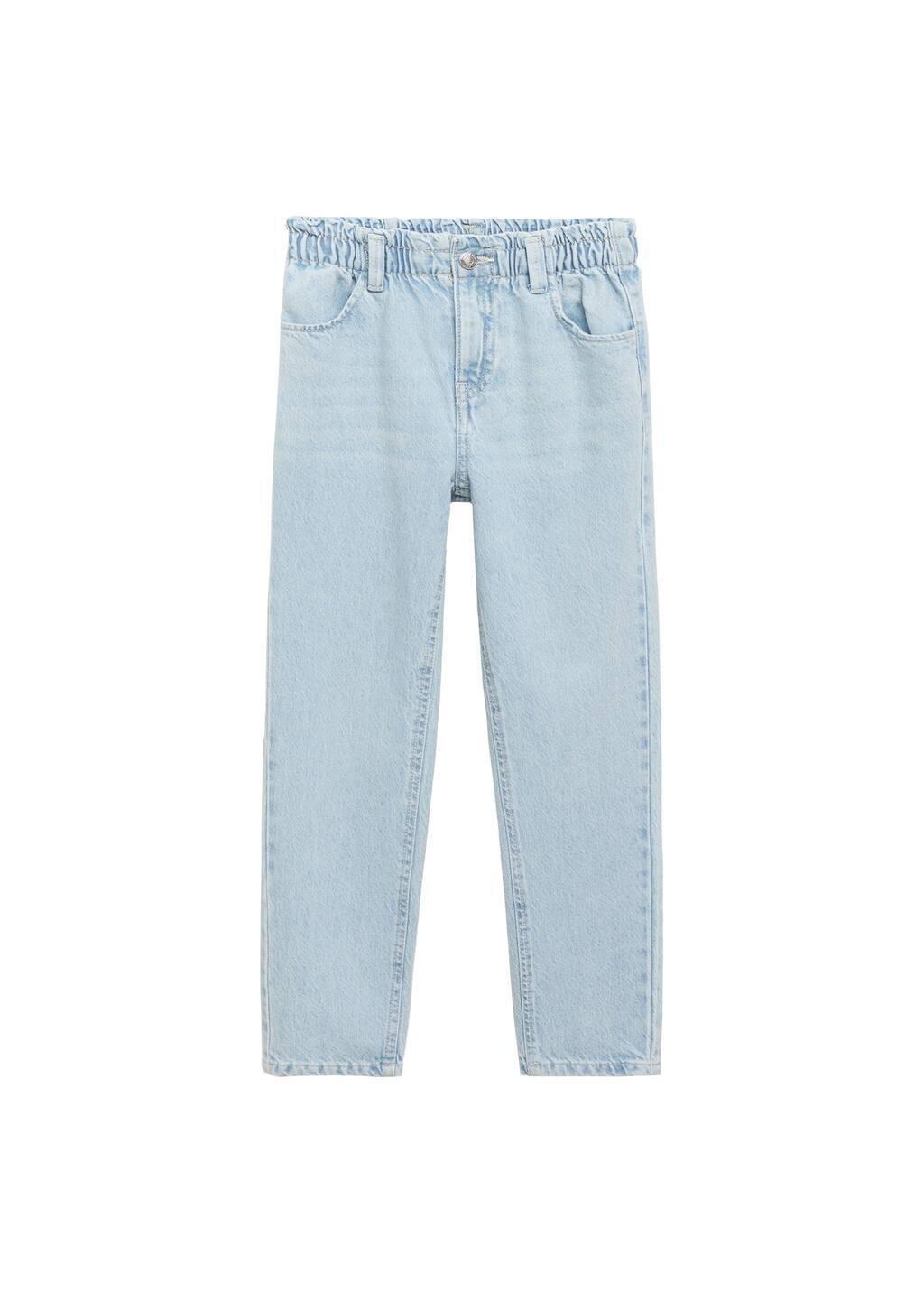 Blue Paper bag Jeans, Kids Girl, , large image number 2