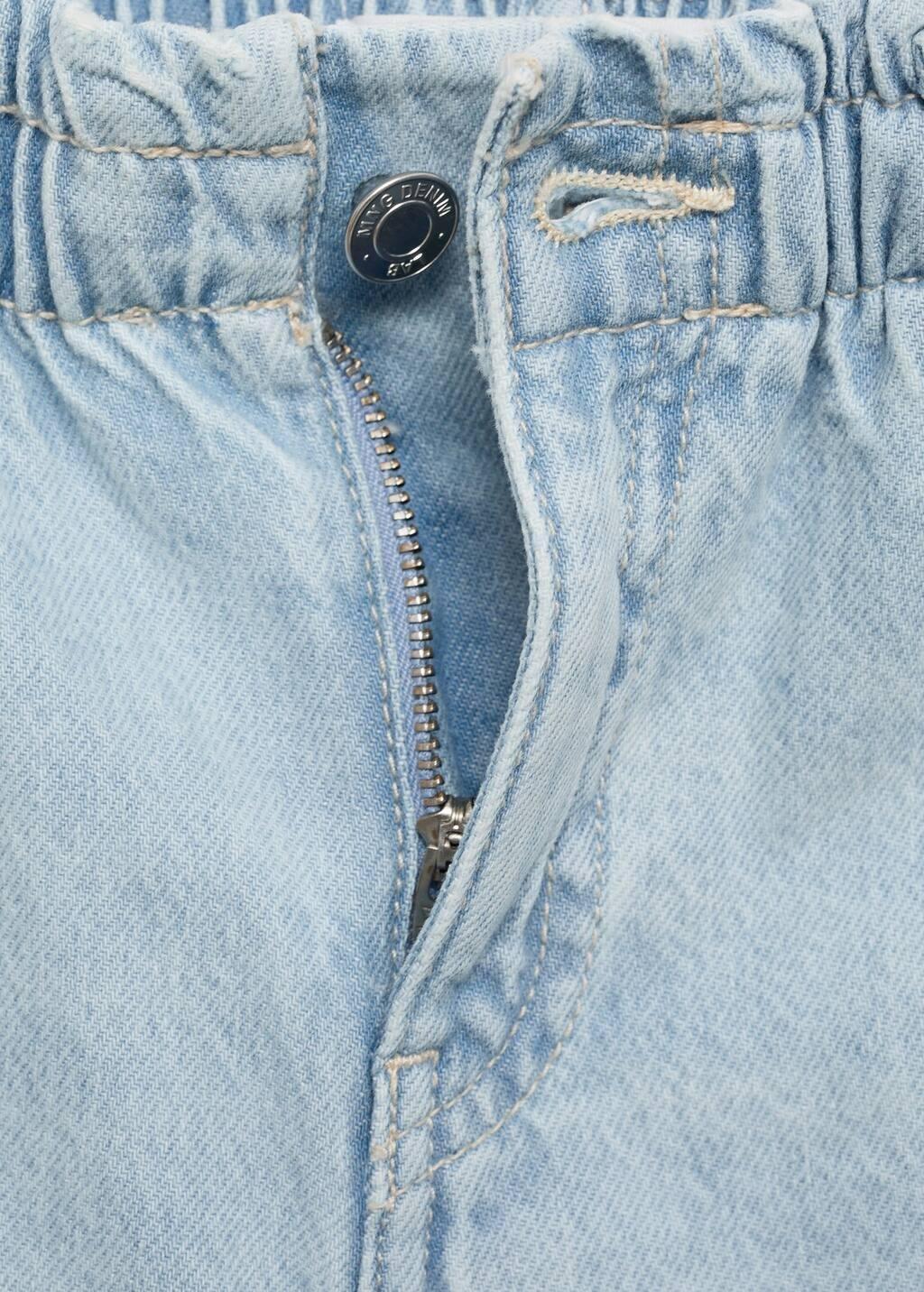 Blue Paper bag Jeans, Kids Girl, , large image number 3