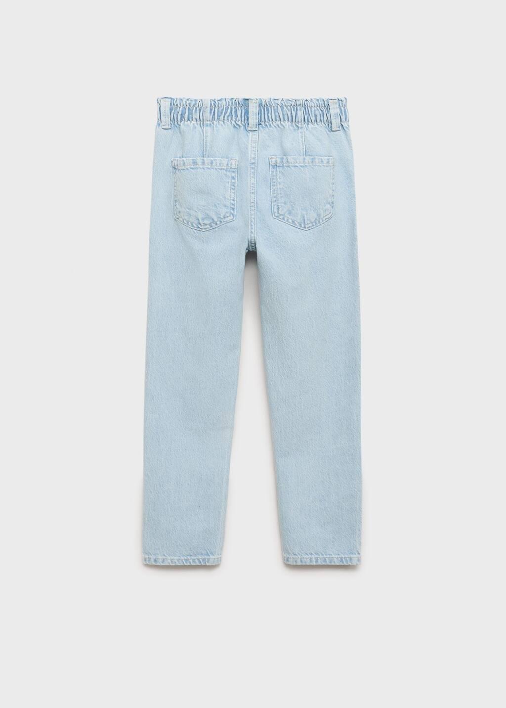 Blue Paper bag Jeans, Kids Girl, , large image number 5