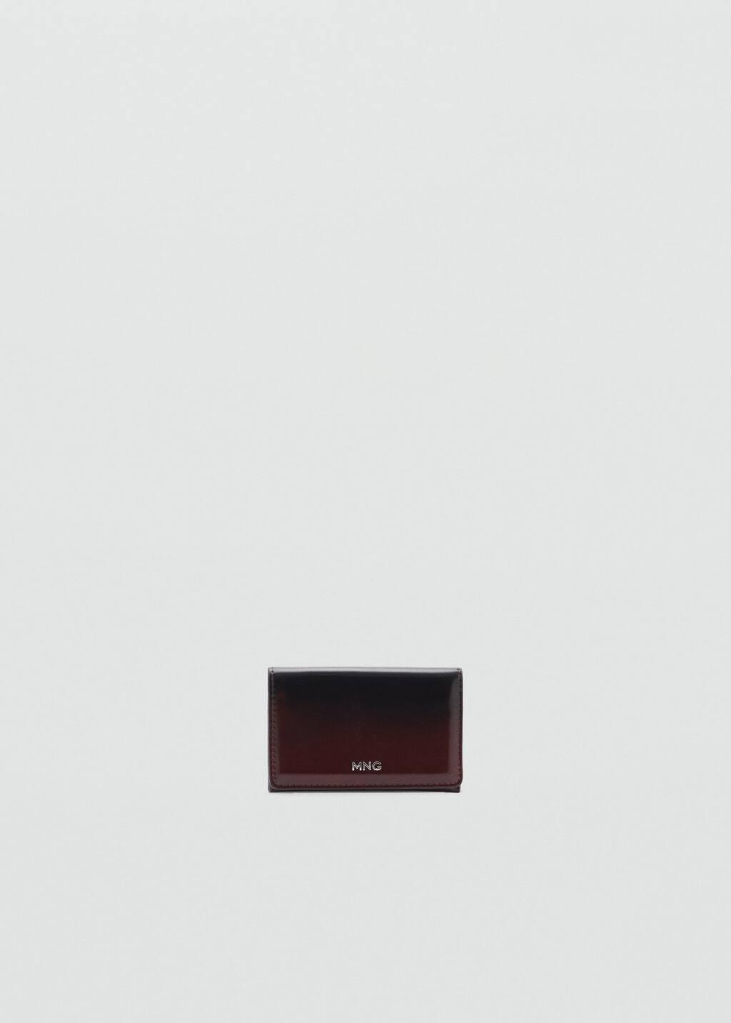 Red Gradient-Effect Purse, Dark Red, large image number 4