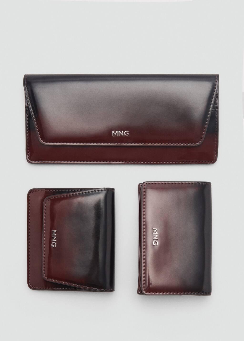 Red Gradient-Effect Purse, Dark Red, large image number 6