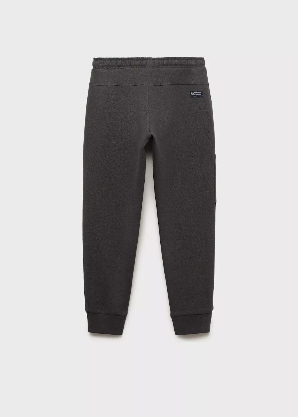 Grey Jogger Trousers With Elastic Waist, Kids Boy, , large image number 2