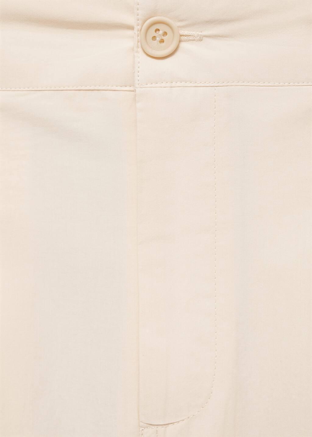 Beige Pleated Midi-Skirt, , large image number 5