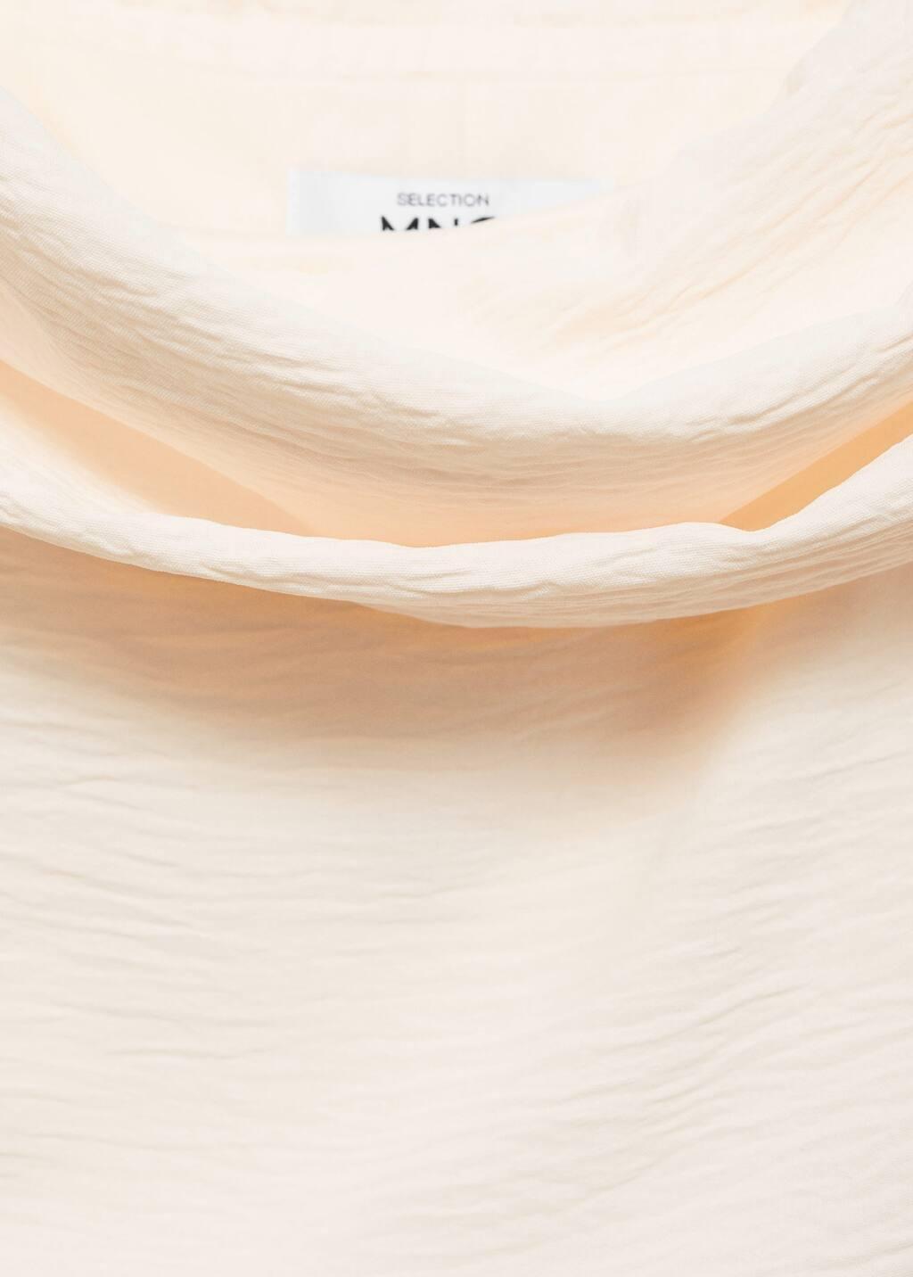 White Off-The-Shoulder Draped Dress, , large image number 3