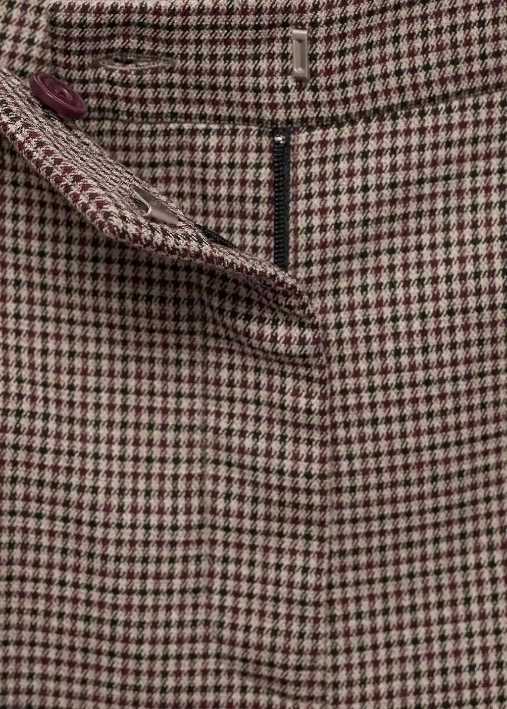 Burgundy Crop Skinny Trousers, , large image number 3