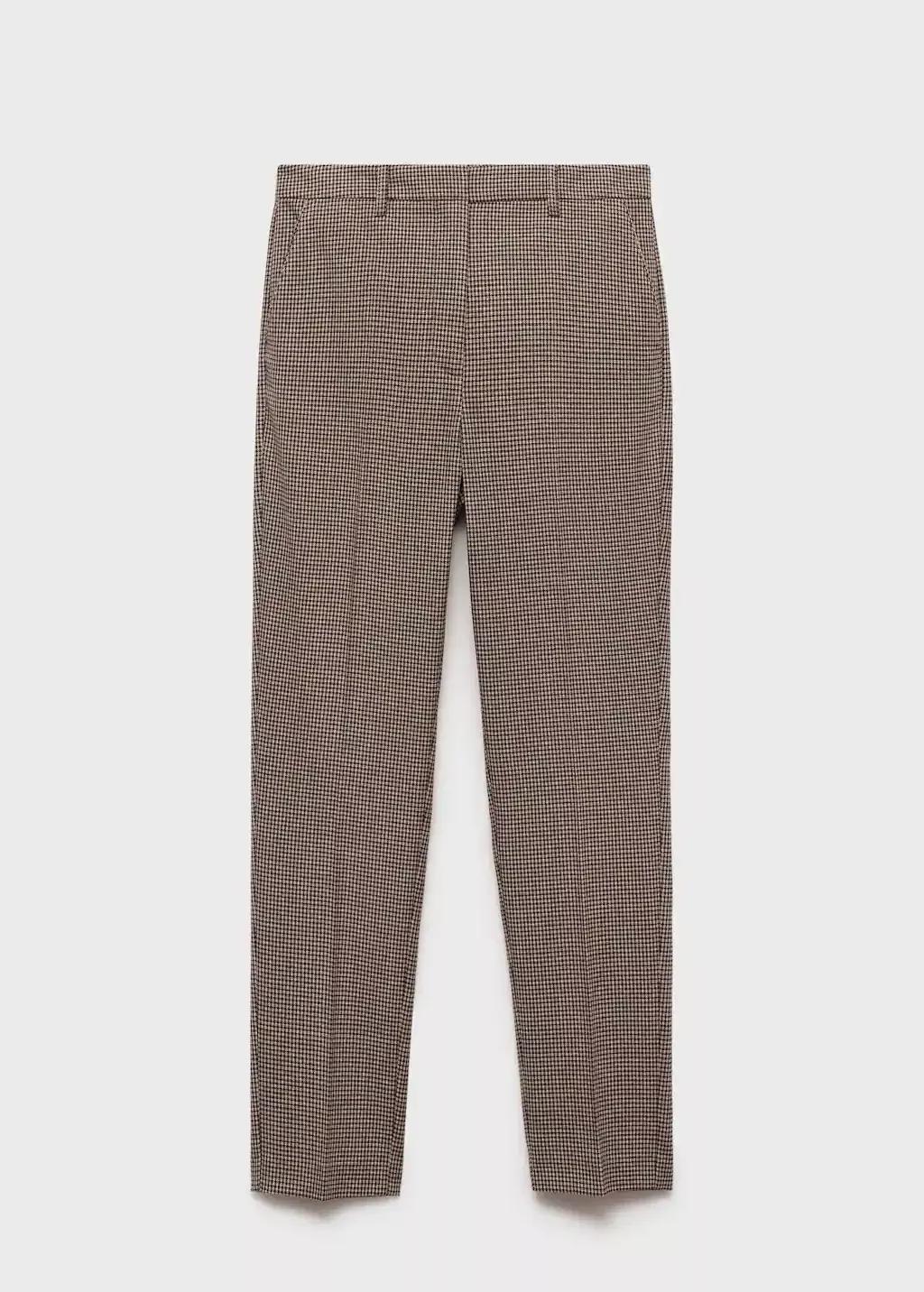 Burgundy Crop Skinny Trousers, , large image number 4