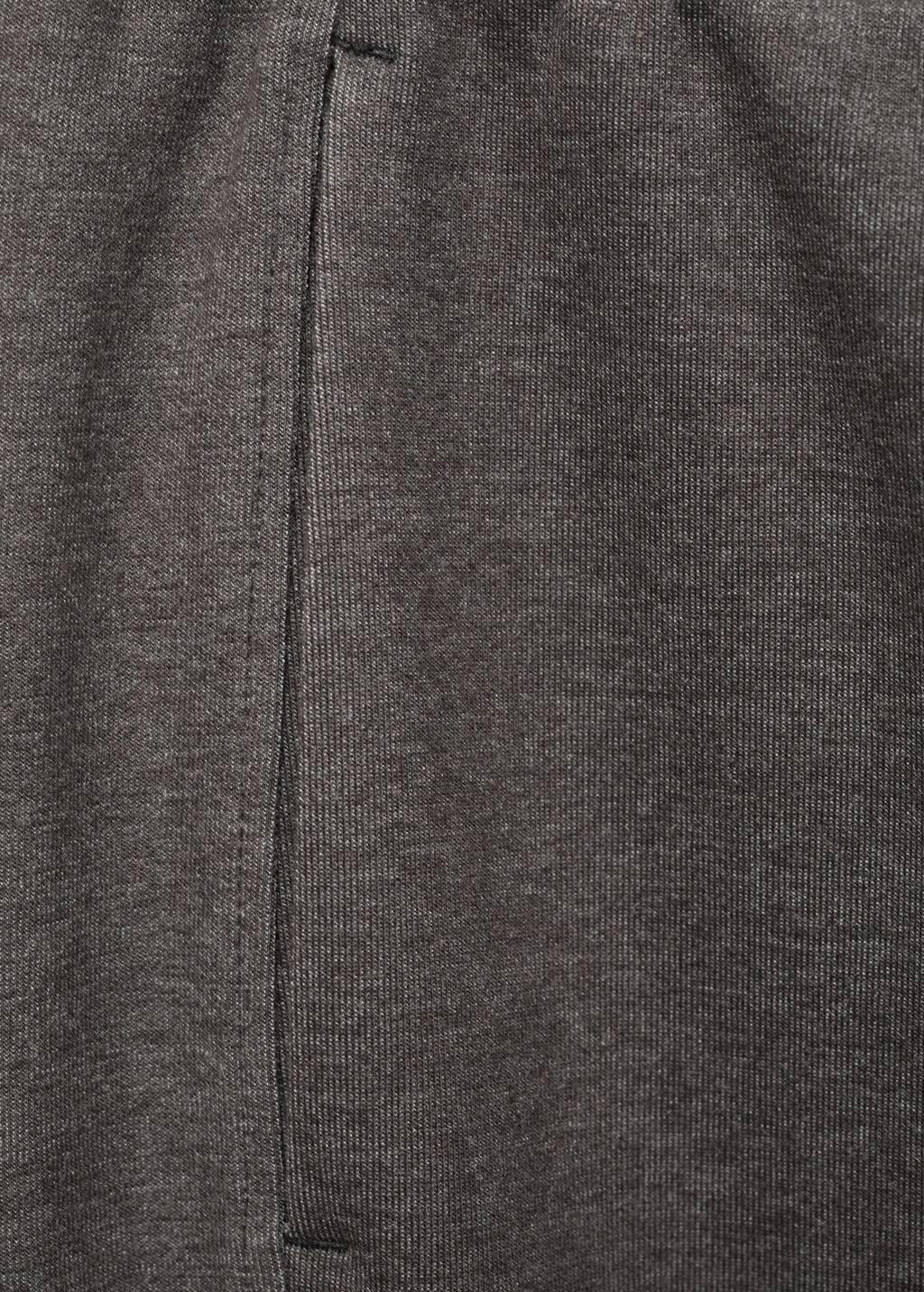 Grey Cotton Joggers Embroidered Detail, , large image number 6