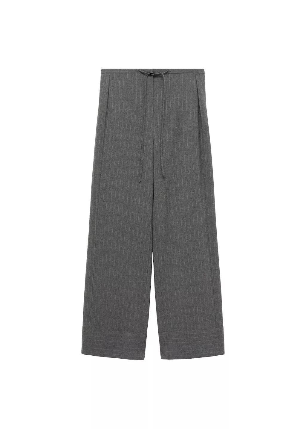 Grey Plain Formal Trousers, , large image number 0