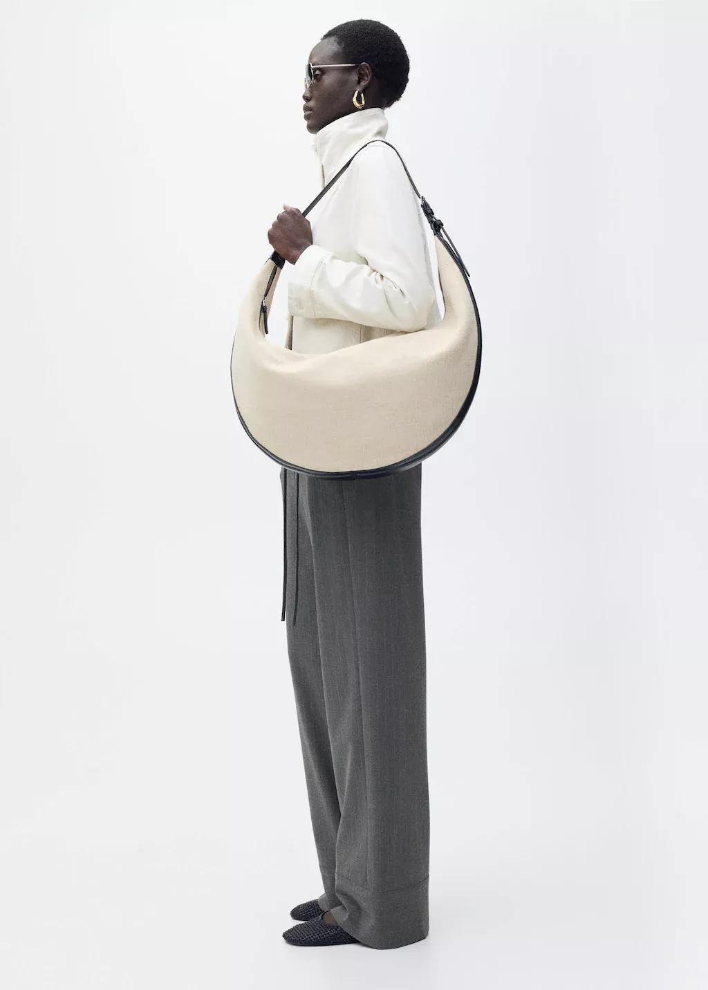 Grey Plain Formal Trousers, , large image number 2