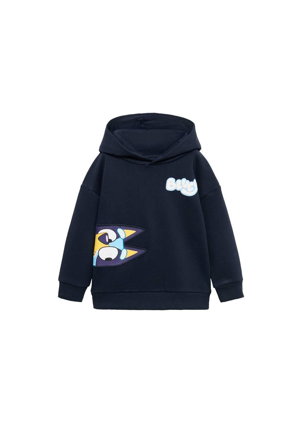 Navy Bluey-Print Sweatshirt, Baby Boy, , large image number 4