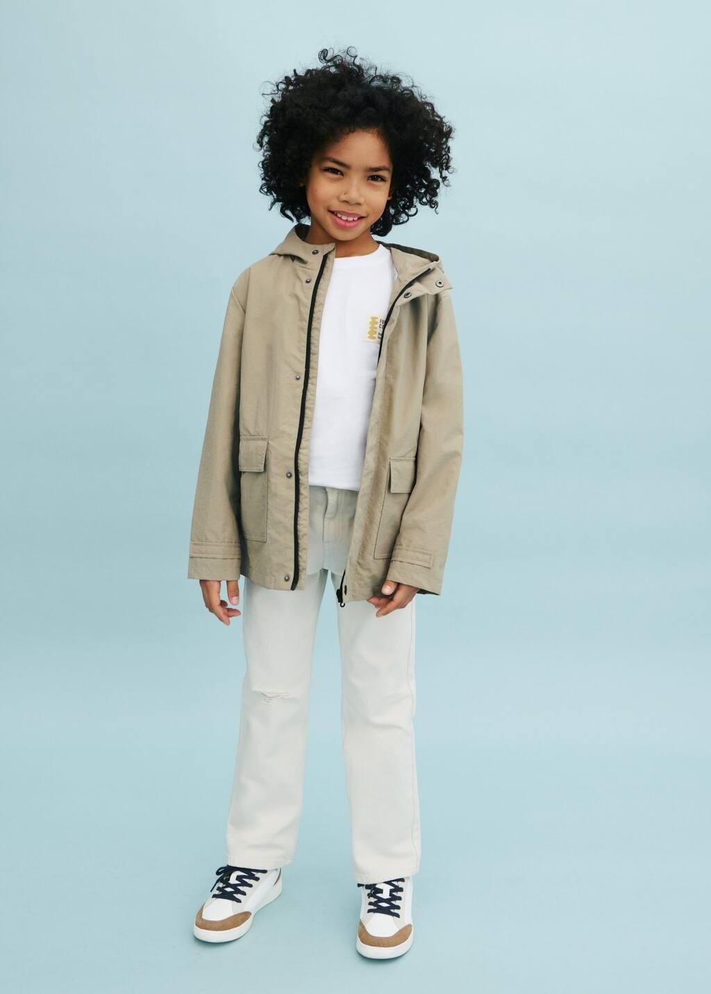 White Lace-Up Mixed Sneakers, Kids Boy, , large image number 5