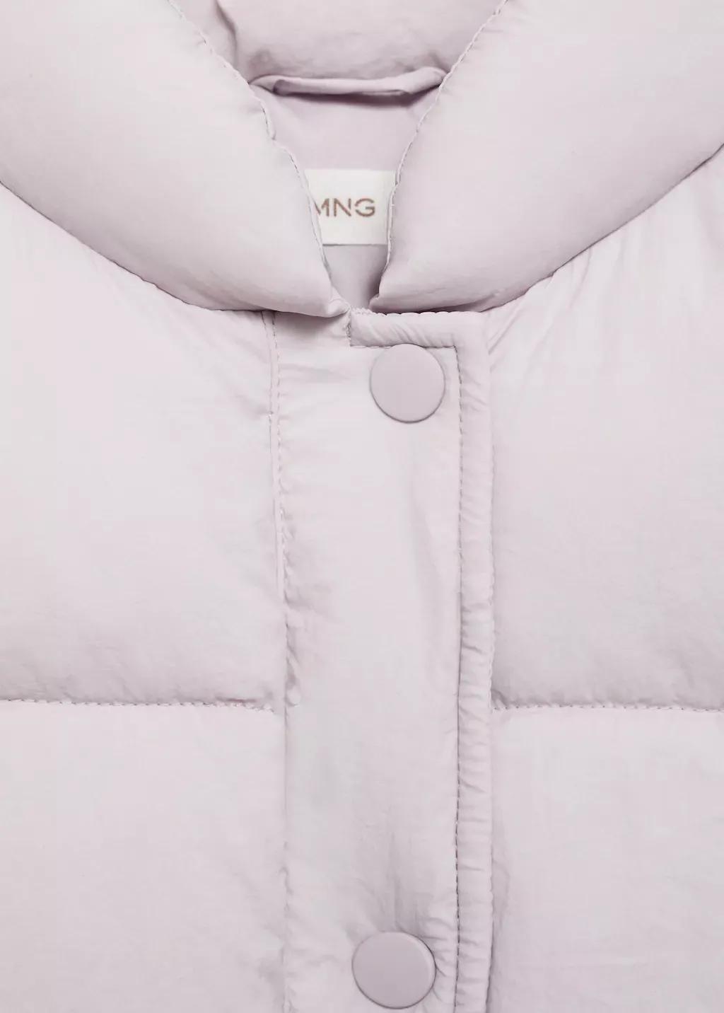 Purple Lt-Pastel Quilted Gilet, Kids Girl, , large image number 3