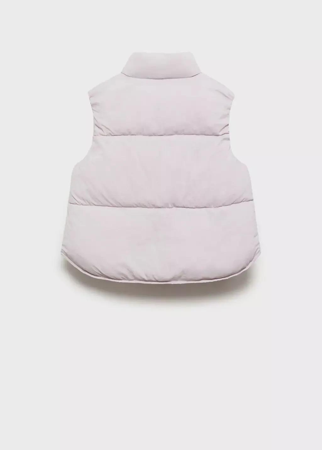 Purple Lt-Pastel Quilted Gilet, Kids Girl, , large image number 5
