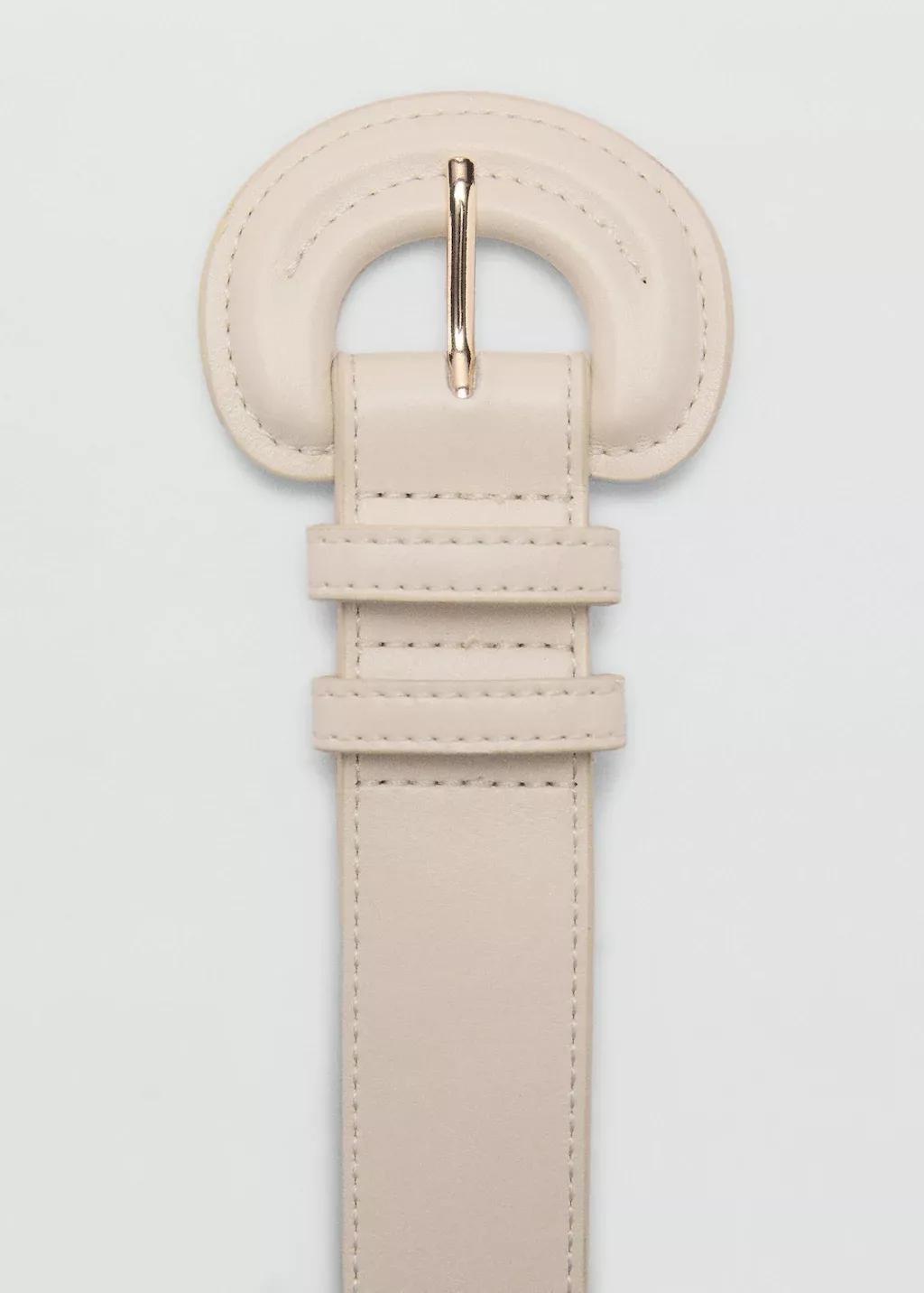 Beige Buckle Belt, , large image number 1