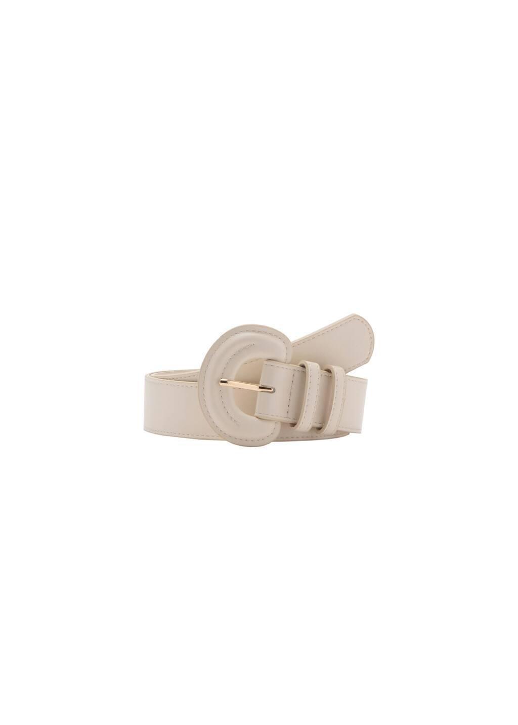 Beige Buckle Belt, , large image number 2