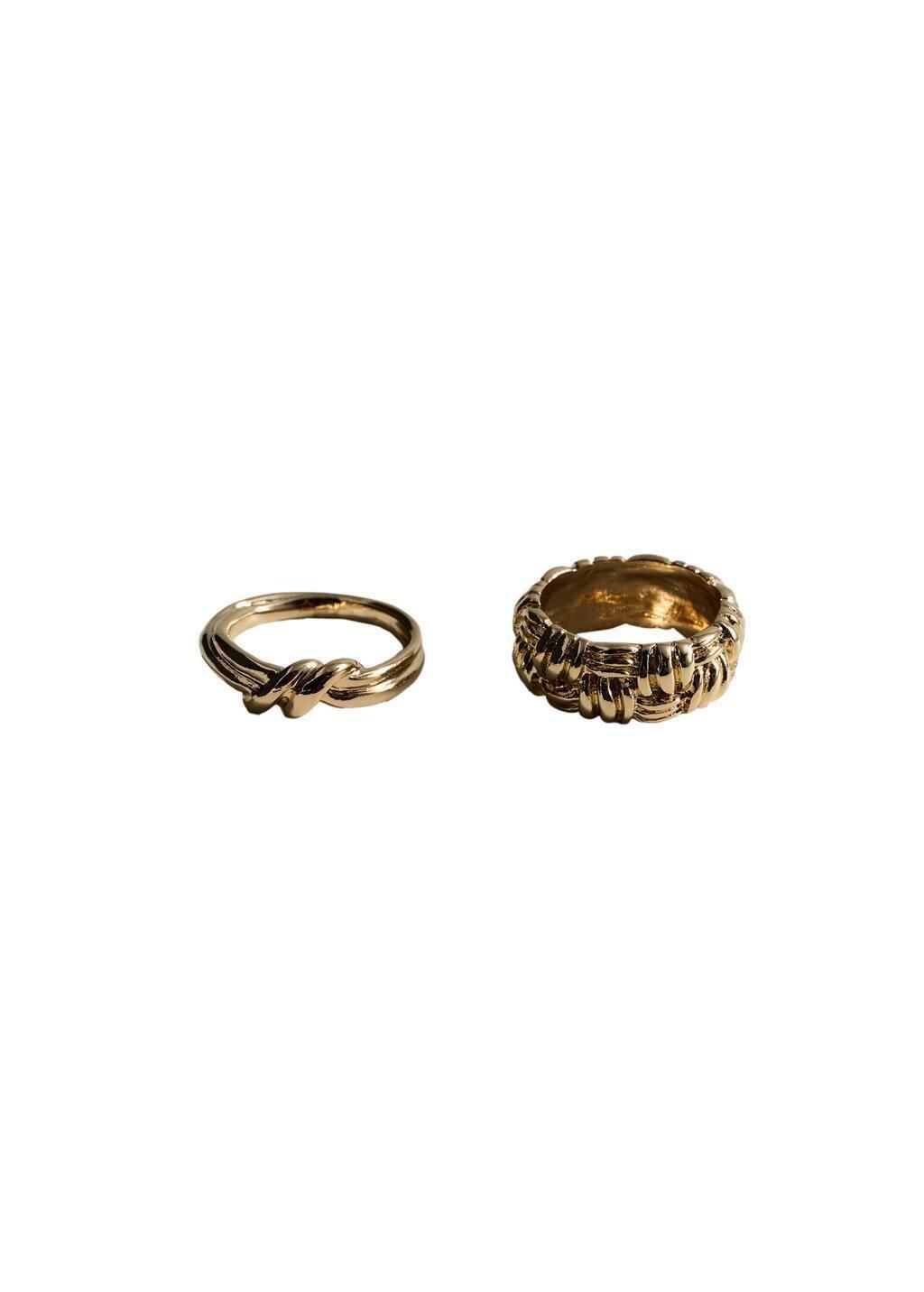 Gold Set Of Combination Rings, , large image number 2