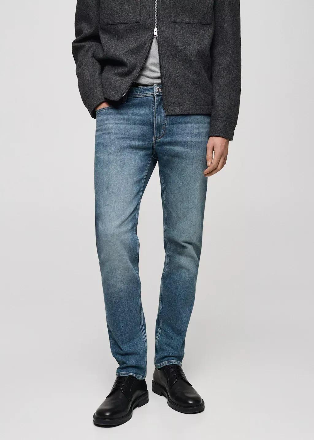 Blue Jan Slim-Fit Faded Medium-Wash Jeans, , large image number 0