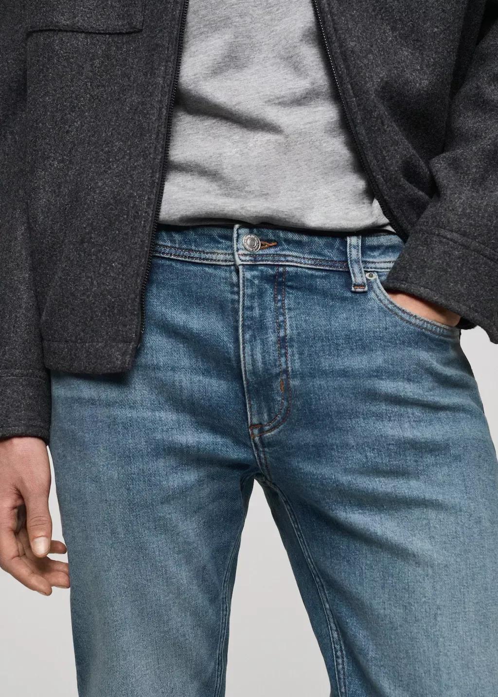 Blue Jan Slim-Fit Faded Medium-Wash Jeans, , large image number 1