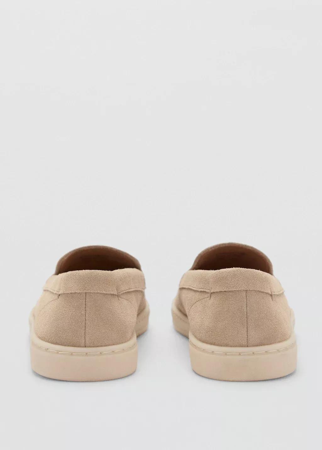 Brown Lt Pastel Split Leather Shoes, , large image number 1