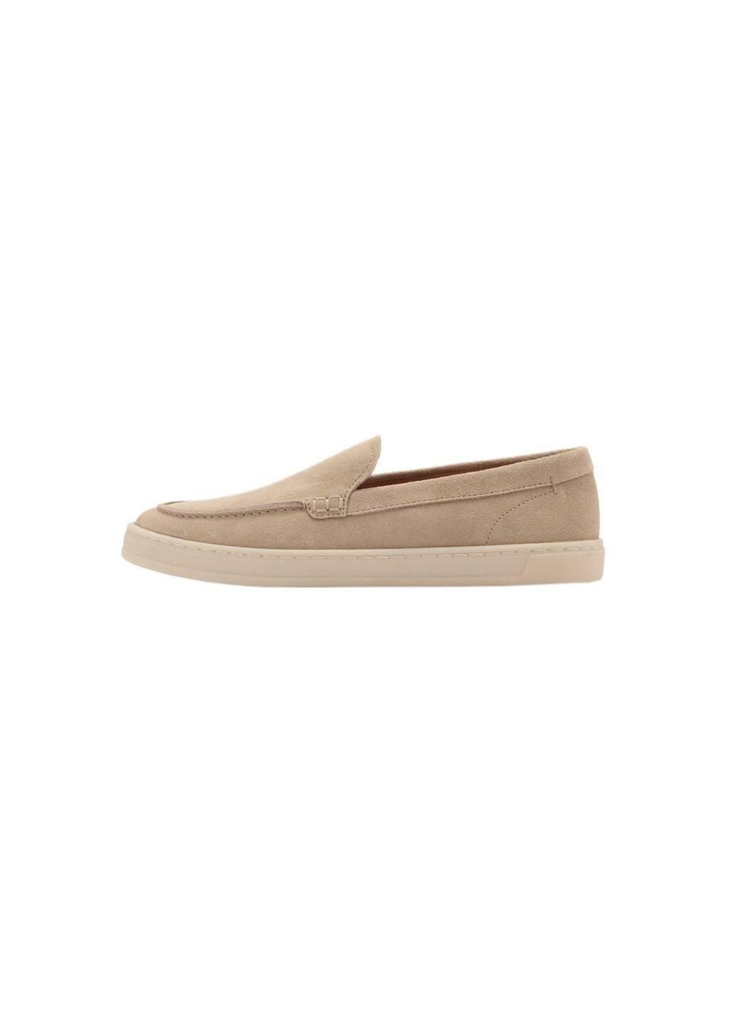 Brown Lt Pastel Split Leather Shoes, , large image number 2