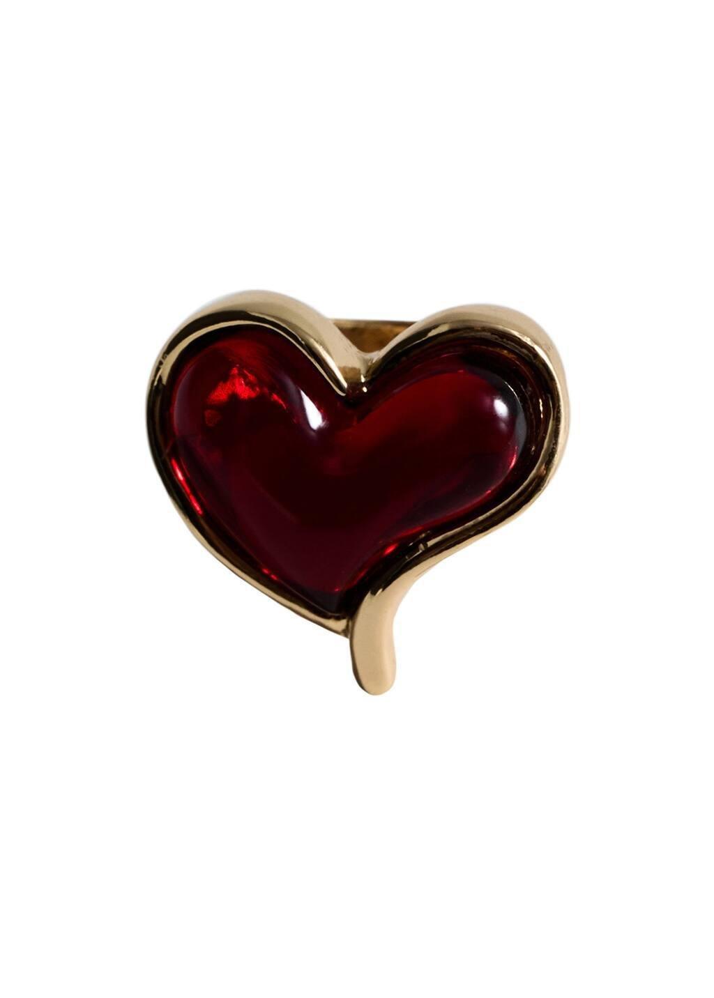 Gold Heart Ring, , large image number 2
